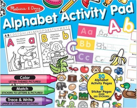 Alphabet Activity Pad, 1 Each