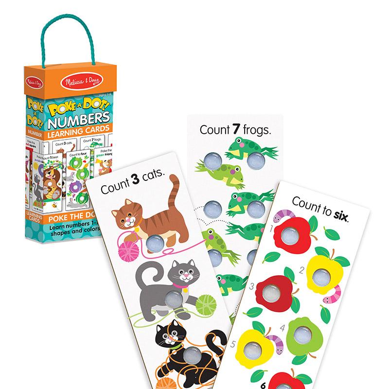 Poke-a-dot:  Numbers Learning Cards