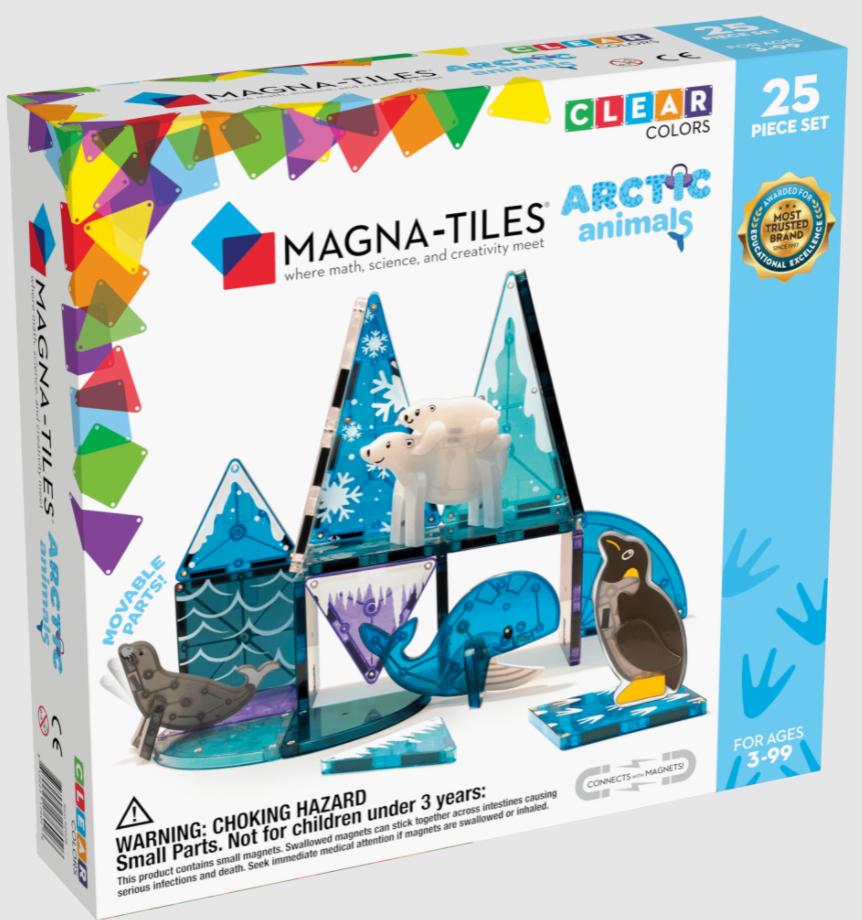 Magna-tiles Arctic Animals, 25 Piece Set, Ages 3+