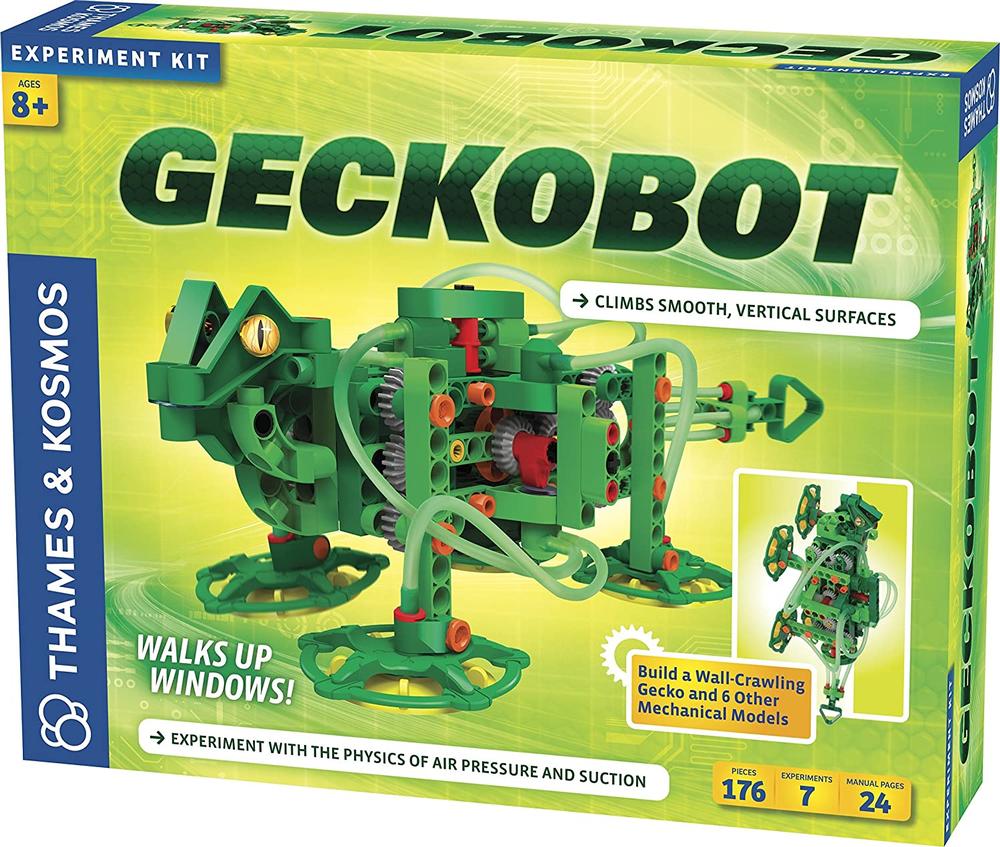 Geckobot, 176 Pieces, Ages 8+, 7 Experiments