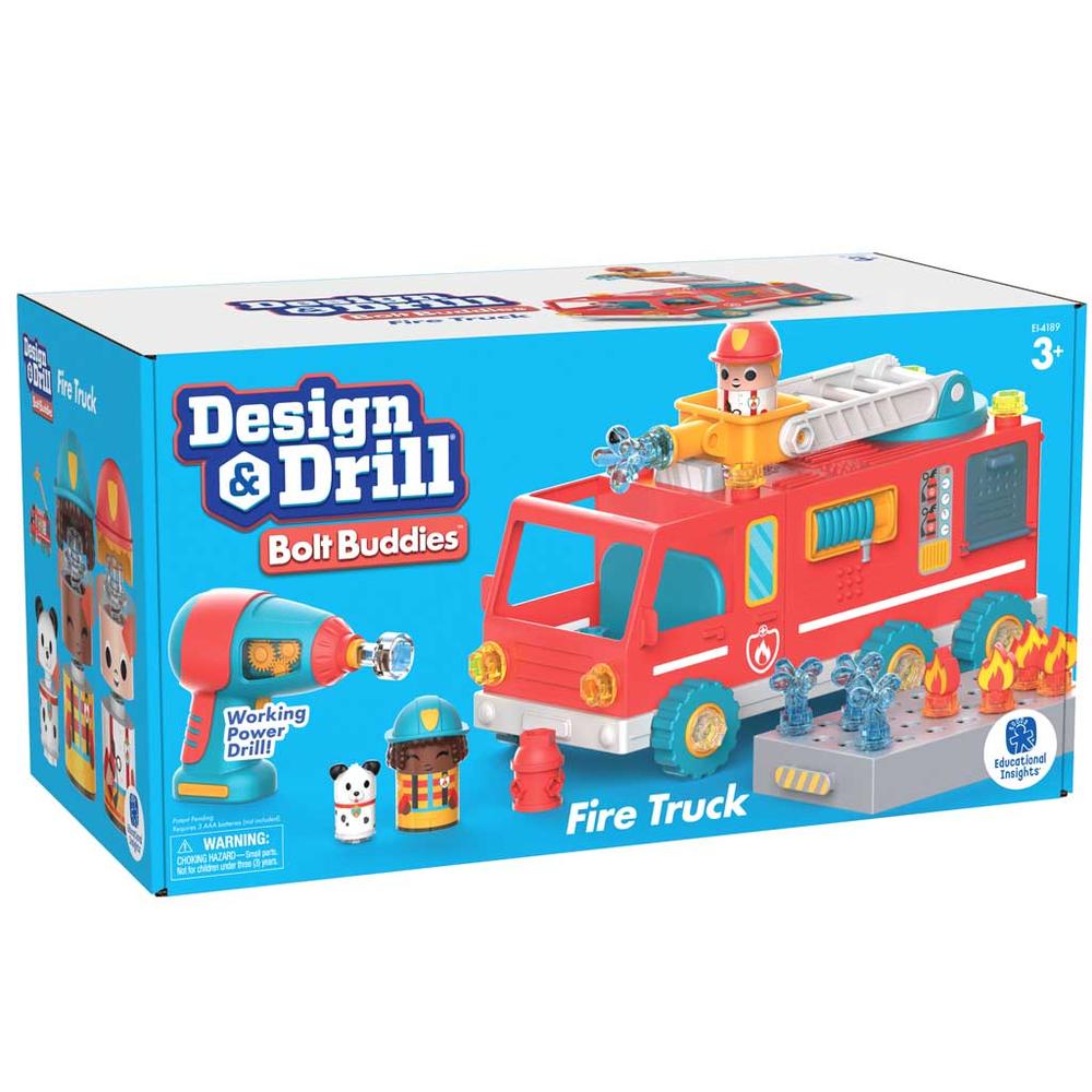 Design & Drill Bolt Buddies Fire Truck