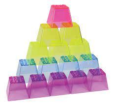 Crystal Color Stacking Blocks, 50 Blocks, Ages 3+, Grades Pk+