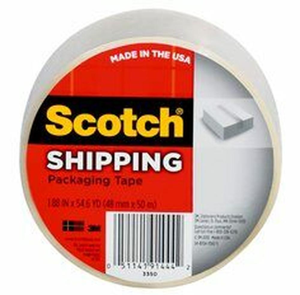 Scotch Shipping Packaging Tape 3350, 1.88