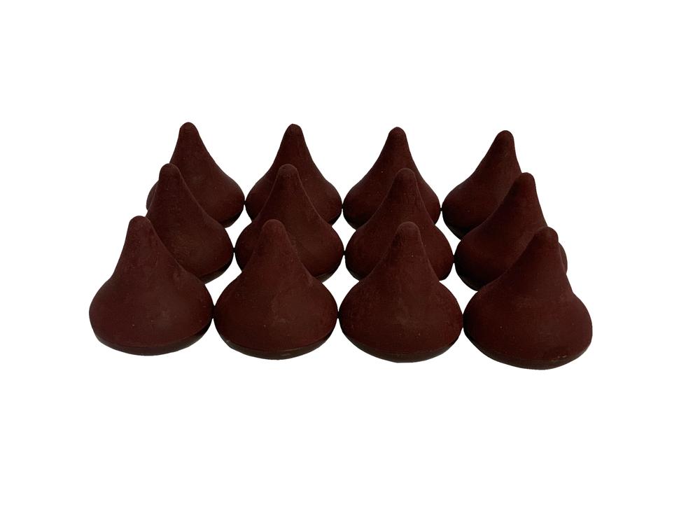 Chocolate Drop Sharpener/Eraser 12/bx