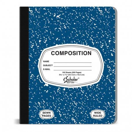 Composition Book WR 100ct Blue
