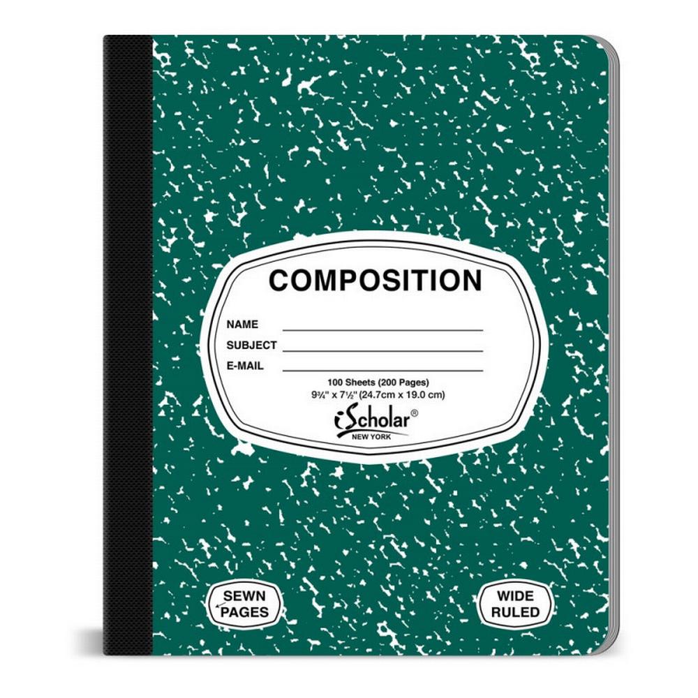 Composition Book WR 100ct Green