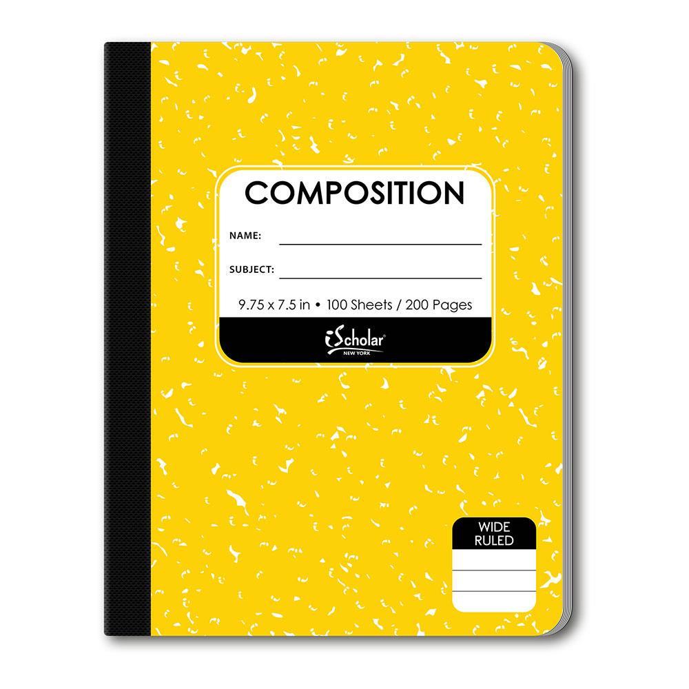 Composition Book WR 100ct Yellow