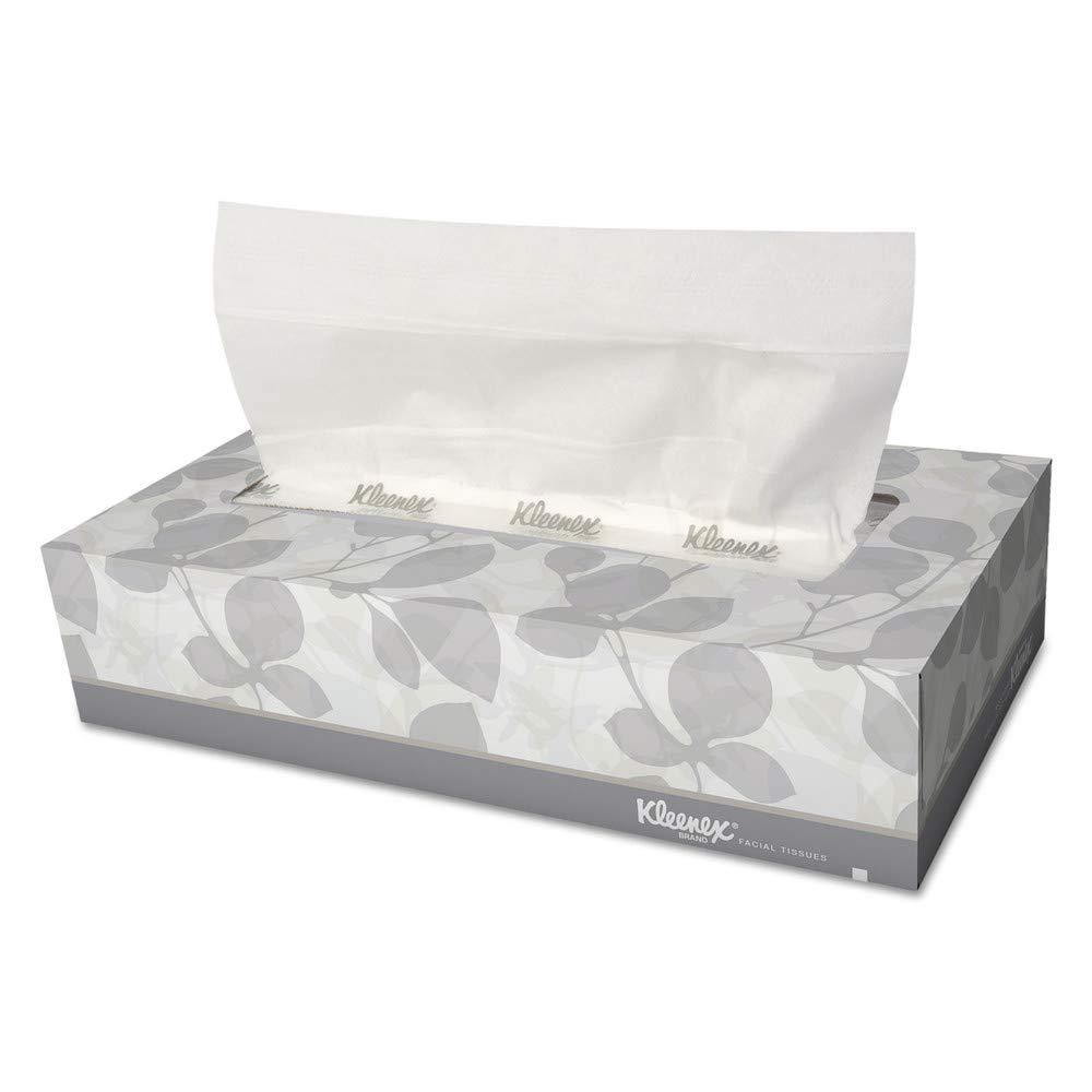 Kleenex Facial Tissue - Flat Box, 125 / Box