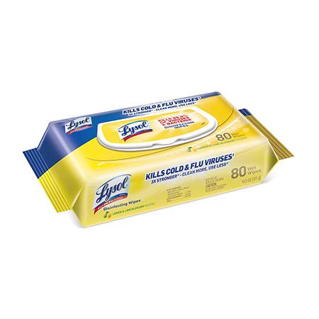 Lysol Disinfecting Wipes- Flatpacks/  80ct.