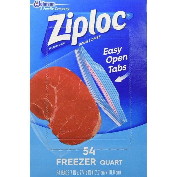 Ziploc Quart Freezer Storage Bags