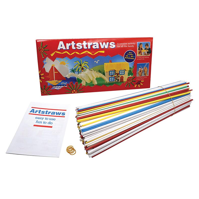  Artstraws Paper Tubes, Thin & Thick, Asstd Colors, 4mm & 6mm, 300ct