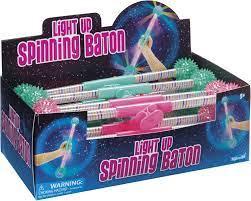  Light Up Spinning Baton - Sold as Eaches