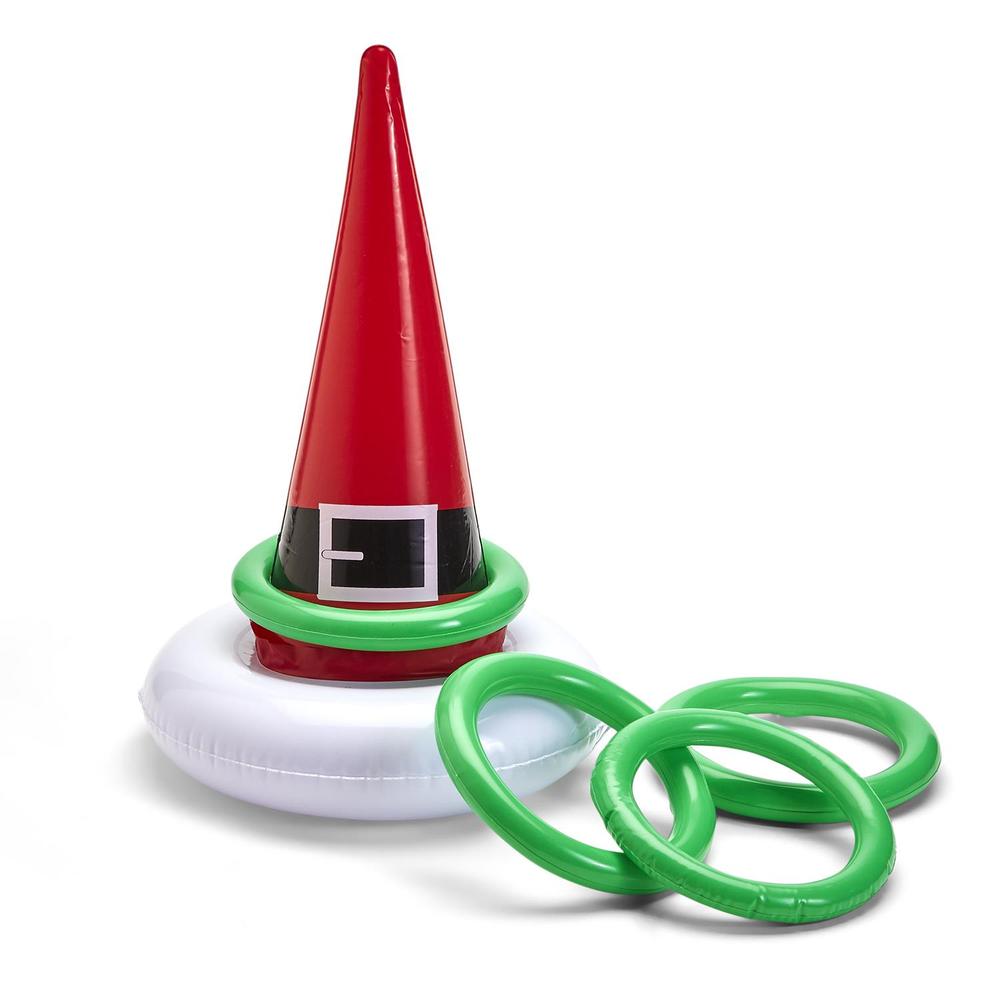 Inflatable Santa Hat Ring Toss Game