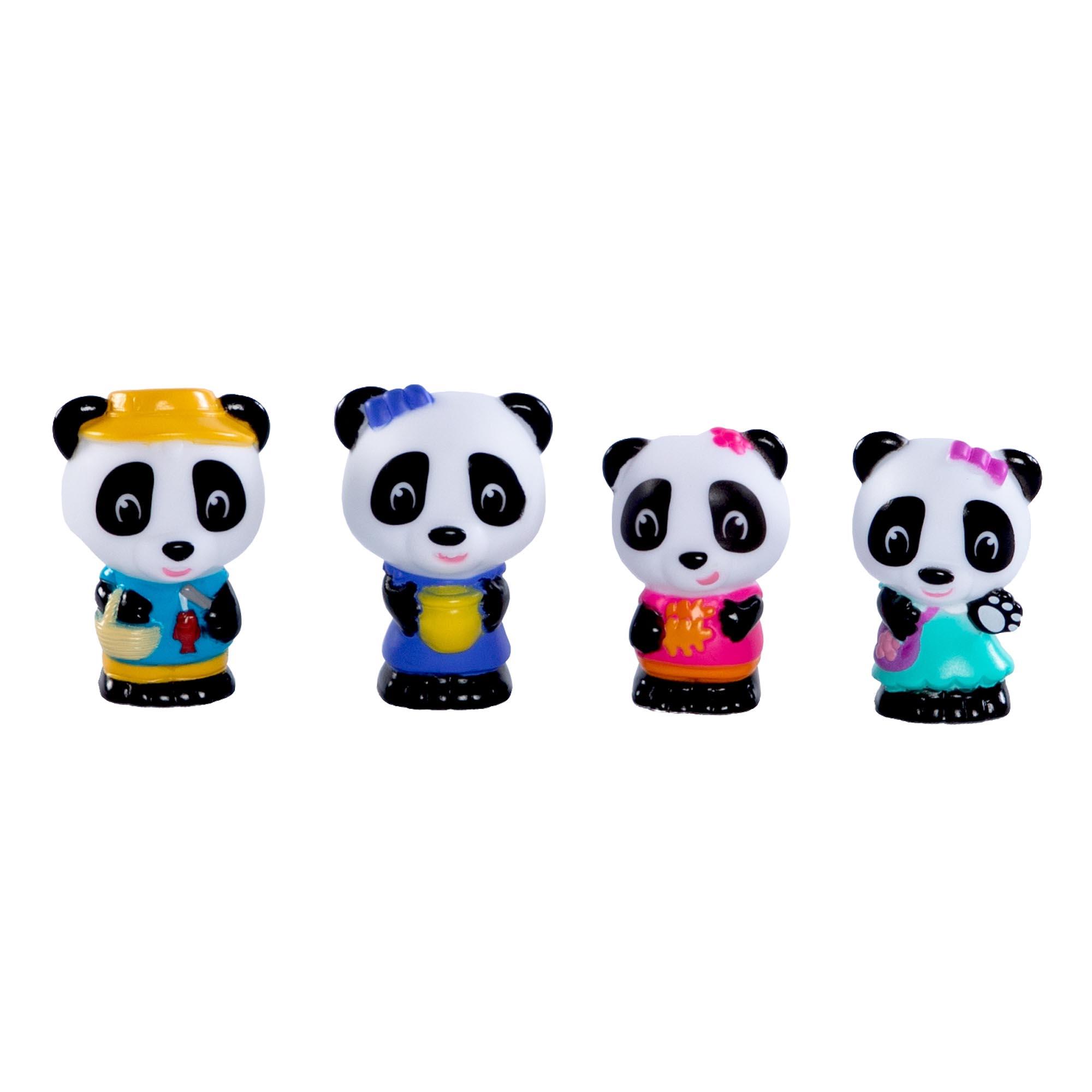 Timber Tots Panda Family Set Of 4