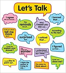 Conversation Starters Bulletin Board Set, 20 Pieces