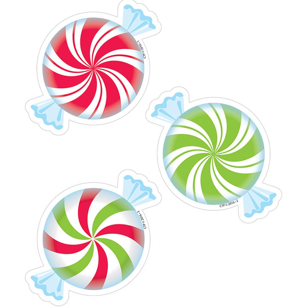 Peppermint Candies 3In Cutouts