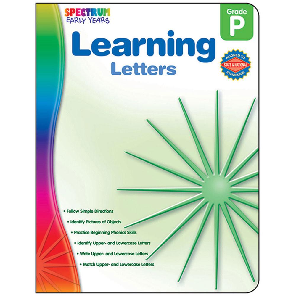 Spectrum Early Years Learning Letters Gr Pk