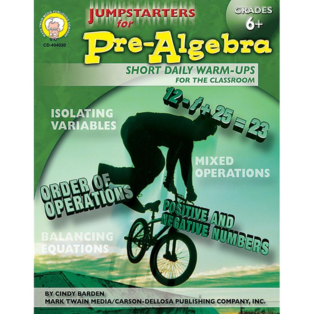 Jumpstarters For Pre-algebra  Grades 6+