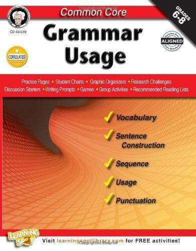Common Core: Grammar Usage Gr. 6-8