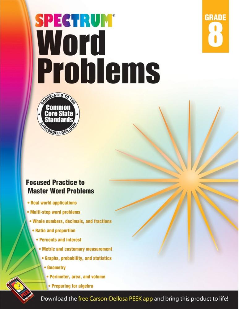 Spectrum Word Problems Gr. 8