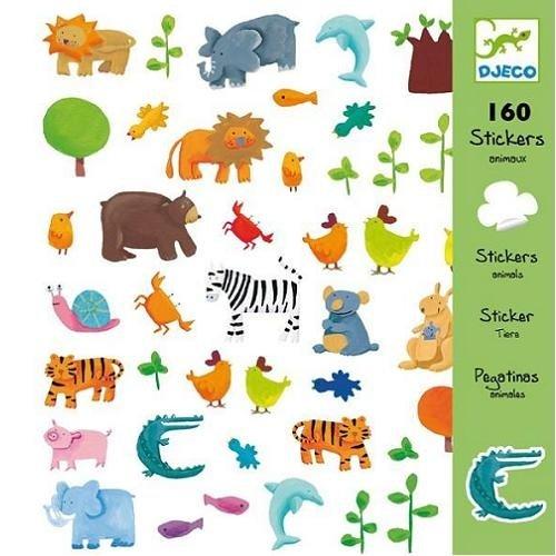 Animals Stickers, 160 Count