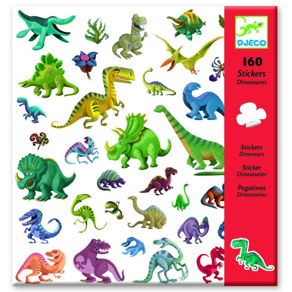 Stickers Dinosaurs - 160 Stickers