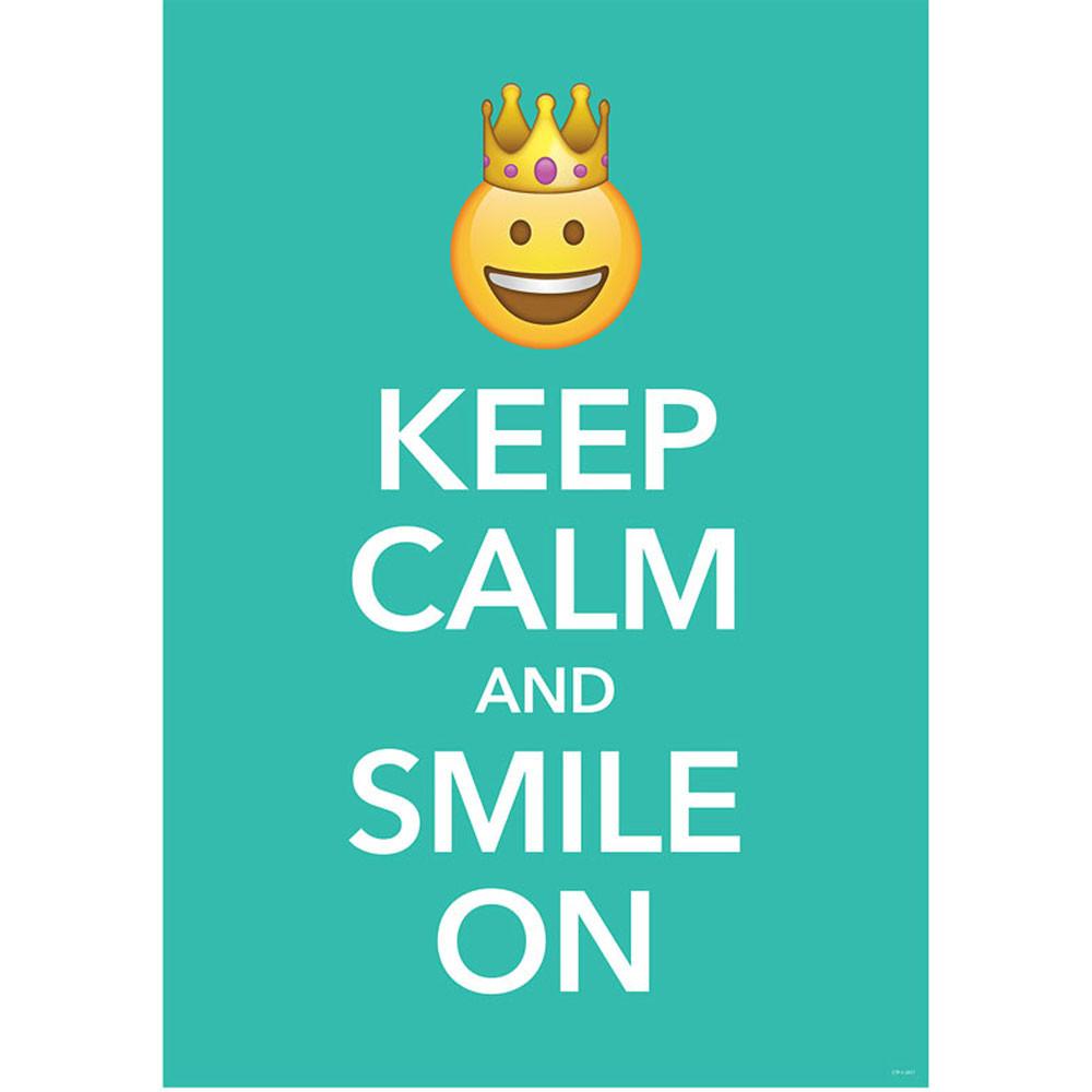 Keep Calm Inspire U Poster Emoji Fun
