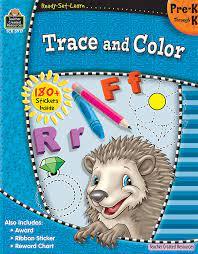 READY SET LEARN TRACE AND COLOR GR PK-K