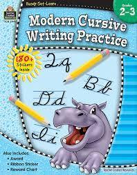 Ready-set-learn: Modern Cursive Writing Practice, Gr. 2-3