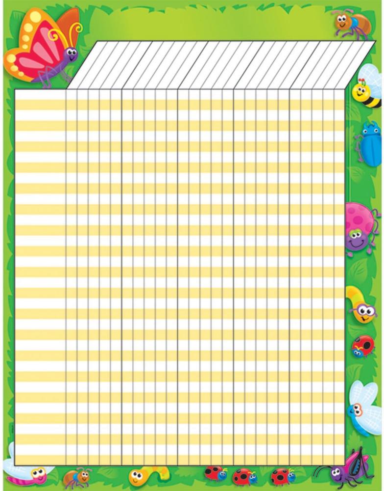  Bugs Large Incentive Chart, 17x22