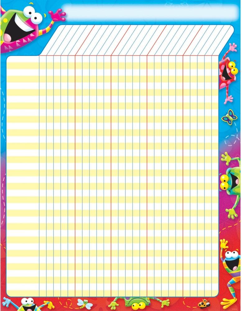 Frog-tastic Incentive Chart Large 17x22