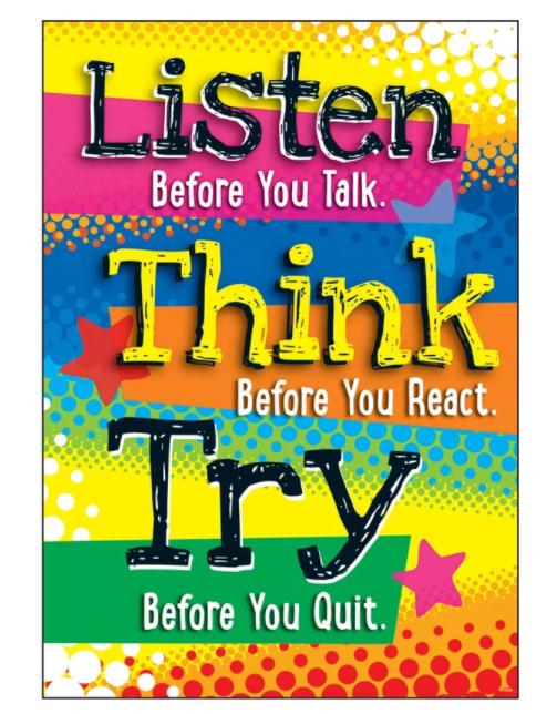 Listen Before You Talk Poster