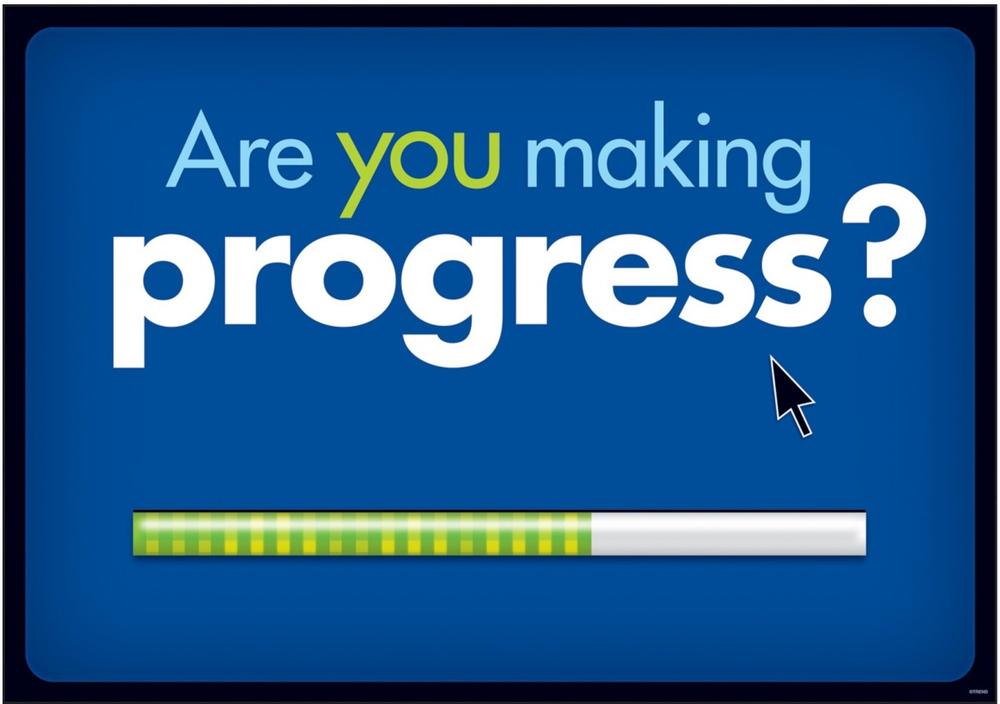 Are You Making Progress Argus Poster - D
