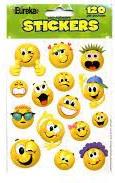 Emoticons Theme Stickers, 120ct