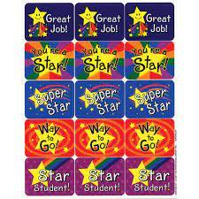 Stars Success Stickers 120pk