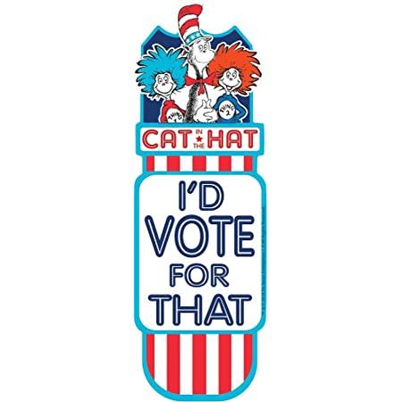 Cat In The Hat For President Bookmarks
