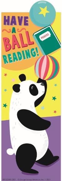 Panda - Have A Ball Reading Bookmark