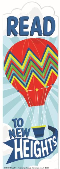 Hot Air Balloon - New Heights Bookmark