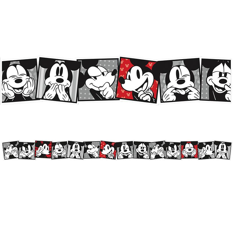 Mickey Mouse Throwback Mickey Selfies Deco Trim Extra Wide, 12 Per Pack