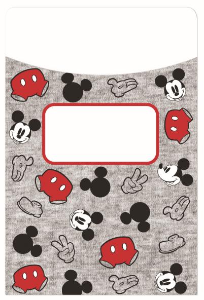 Mickey Mouse Throwback Library Pockets, 35 Per Pack