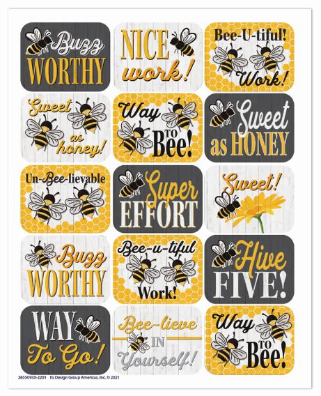 The Hive Stickers - Success 120/ct