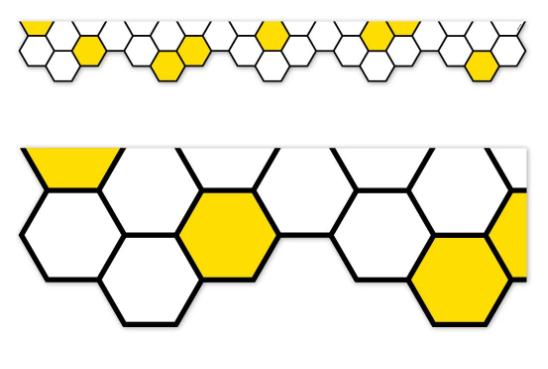  Busy Bees : Honeycomb Ez Border