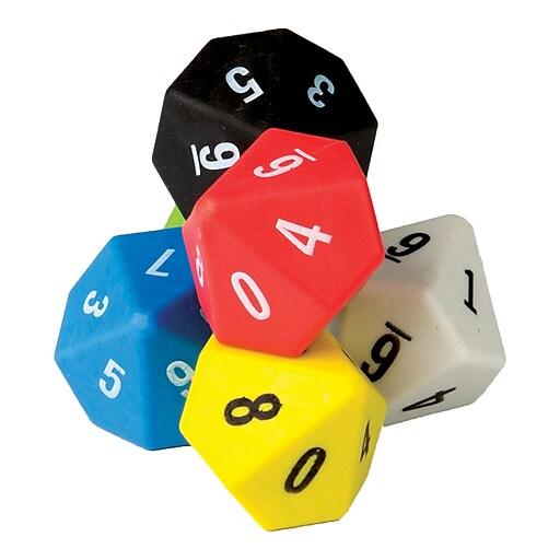 10 Sided Dice, 6 Pack