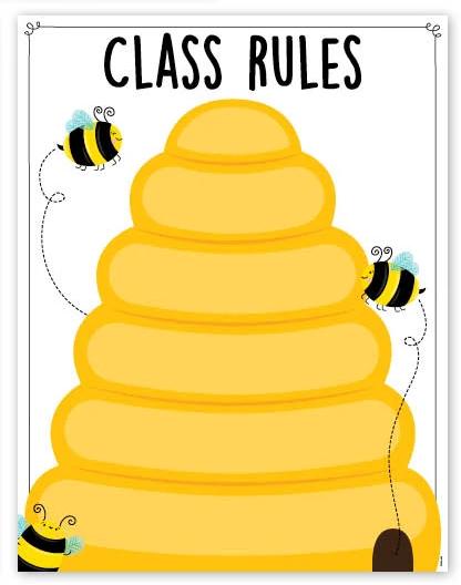 Busy Bees Class Rules Chart