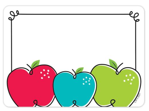 Doodle Apples Labels