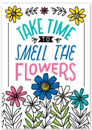 Bright Blooms: Take Time To... Inspire U Posters
