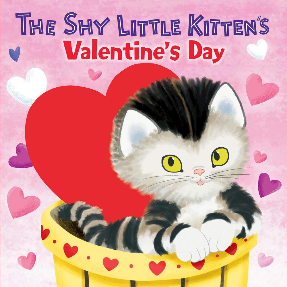 Shy Little Kitten`s Valentine`s Day