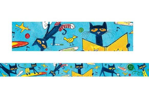 Pete The Cat Straight Rolled Border Trim