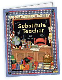 Substitute Teacher Pocket Folder Sw