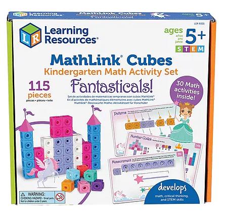 Mathlink Cubes Kindergarten Math Activity Set: Fantasticals!
